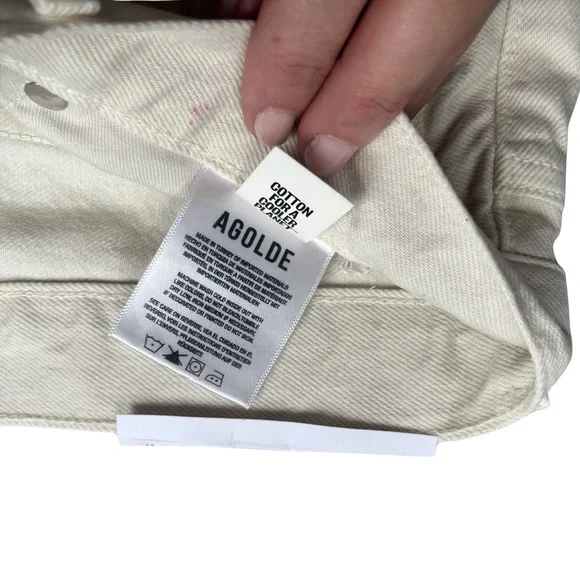 NWT Agolde Ren High Rise Wide LegSize 31Brown Rice 🍚😍